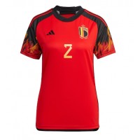 Dámy Fotbalový dres Belgie Toby Alderweireld #2 MS 2022 Domácí Krátký Rukáv